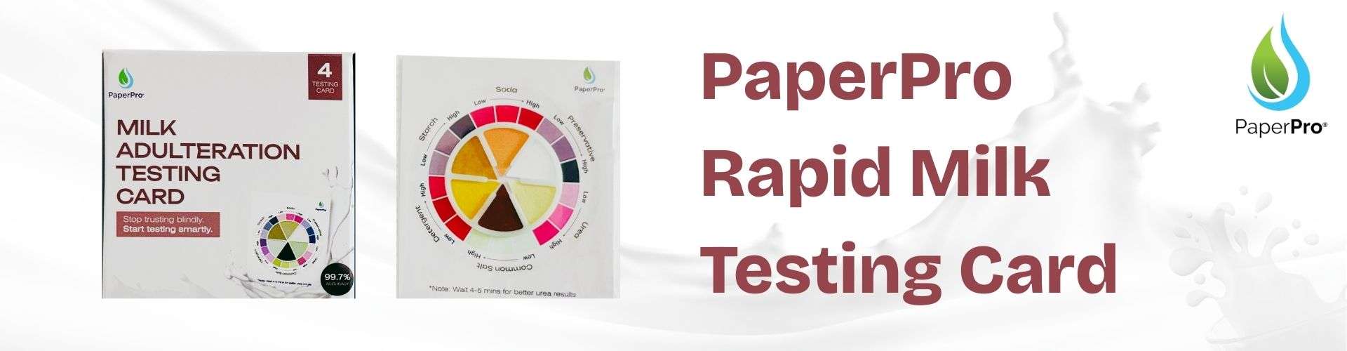 PaperPro® Milk Adulteration Testing Kits | Rapid Milk Purity Test in India