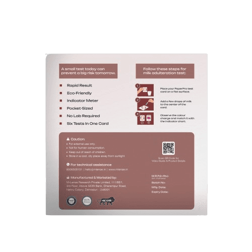 PaperPro Milk Adulteration Testing Kits